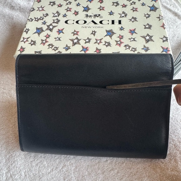 Coach Black Leather Clutch - Picture 3 of 14